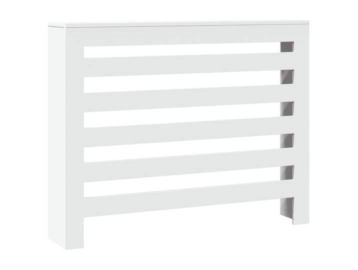 vidaXL Habillage de radiateur Blanc 104x20x82 cm Bois composite