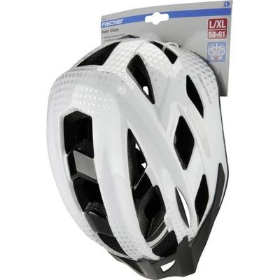 FISCHER FAHRRAD Urban Lano S/M MTB-Helm Weiß, Schwarz Konfektionsgröße=M