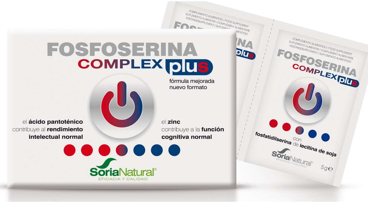 Soria Natural Fosfoserina Complex Plus 28uds
