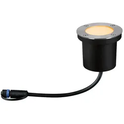 Paulmann Plug & Shine LED Bodeneinbauleuchte Floor Einzelleuchte Insektenfreundlich IP67 2200K 4,5W   Anthrazit 94716
