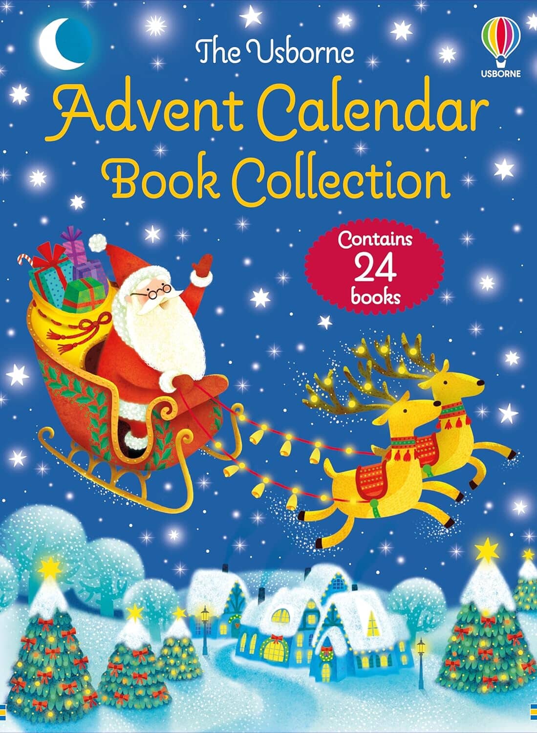Usborne Advent Christmas Calendar Book (Blue): 24 Books Collection Set - Ages 3+ - Paperback Usborne Publishing Ltd