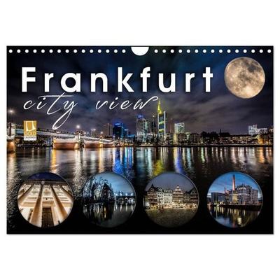 Frankfurt city view (Wandkalender 2026 DIN A4 quer), CALVENDO Monatskalender