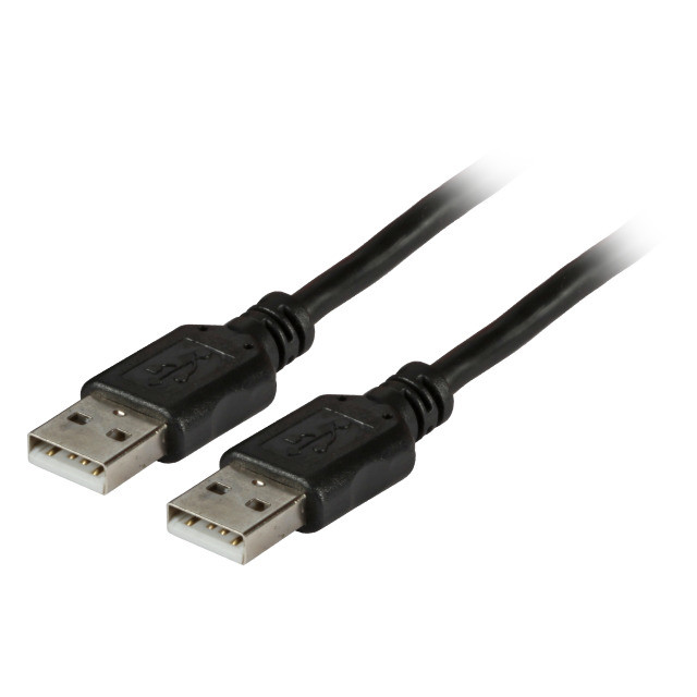 EFB USB 2.0 aansluitkabel A-A naar A-A, 3,0 m, zwart, Classic K5253SW.3