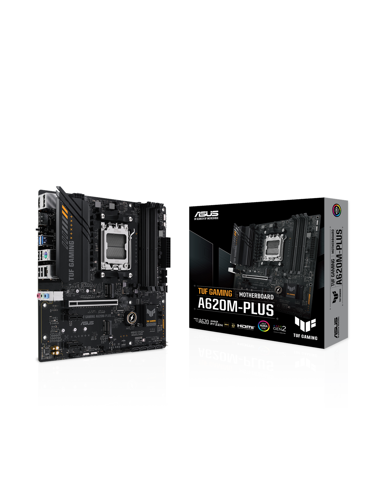 ASUS TUF GAMING A620M-PLUS Mainboard - AMD A620 - AMD AM5 - DDR5 RAM - Micro-ATX