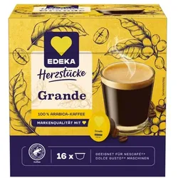 EDEKA Herzstücke 16 Kaffeekapseln »Grande«