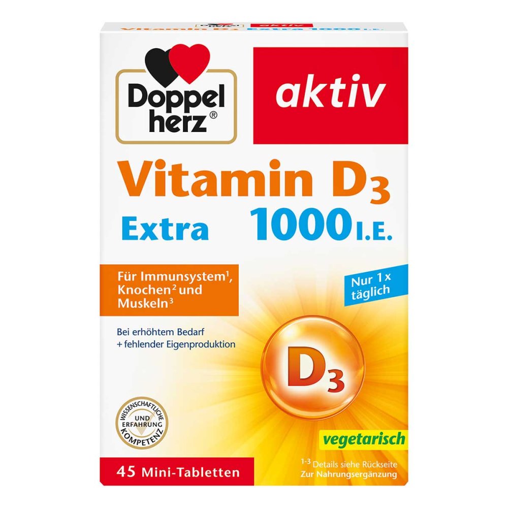 Queisser Pharma GmbH & Co. KG Doppelherz Vitamin D 1.000 I.e. Extra Tabletten 10556885