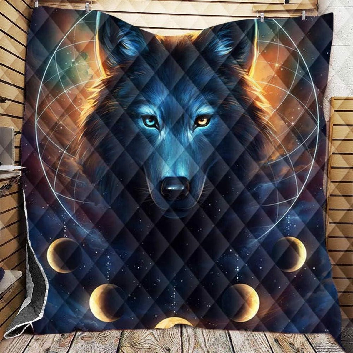Dekbedovertrek met 3D Wolf Print voor Sofa en Bed - Dromenvanger Wolf - 226 x 280 cm