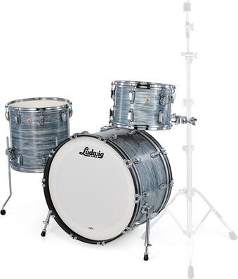 Ludwig Classic Maple Rock Blue Oy. Vintage Blue Oyster