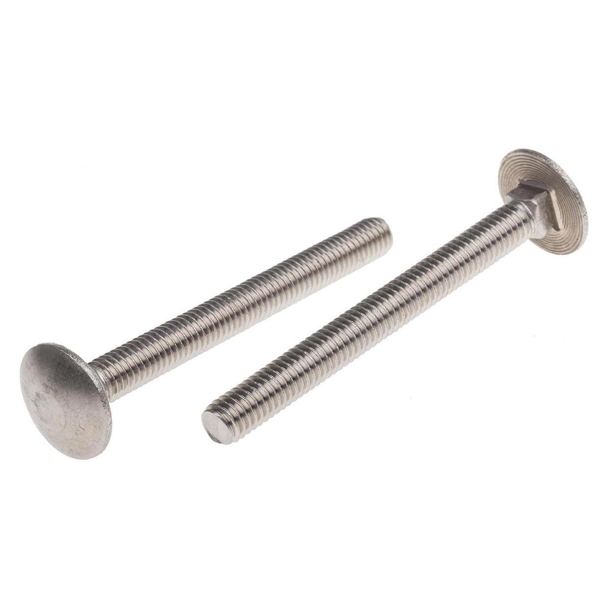 RS PRO 6X60 Coach Bolts A2 Stainless Steel (1224423)
