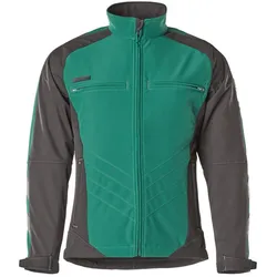 Mascot,  Herren Softshelljacke DRESDEN grün, schwarz Grösse 3XL (3XL)
