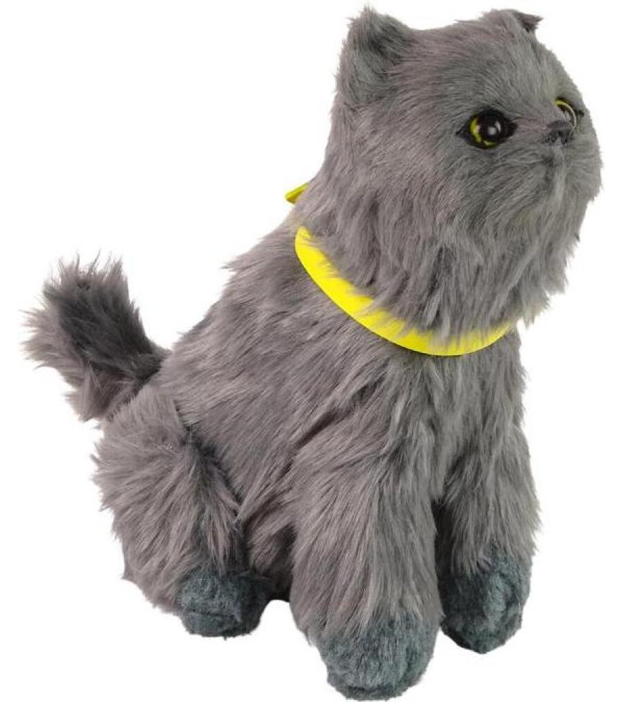 Lean Toys Interactieve Pluche Kitty met Zachte Vacht en Interactieve Functies