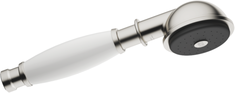 Dornbracht Handbrause 28002970-06 platin matt, Metall, Porzellangriff weiß