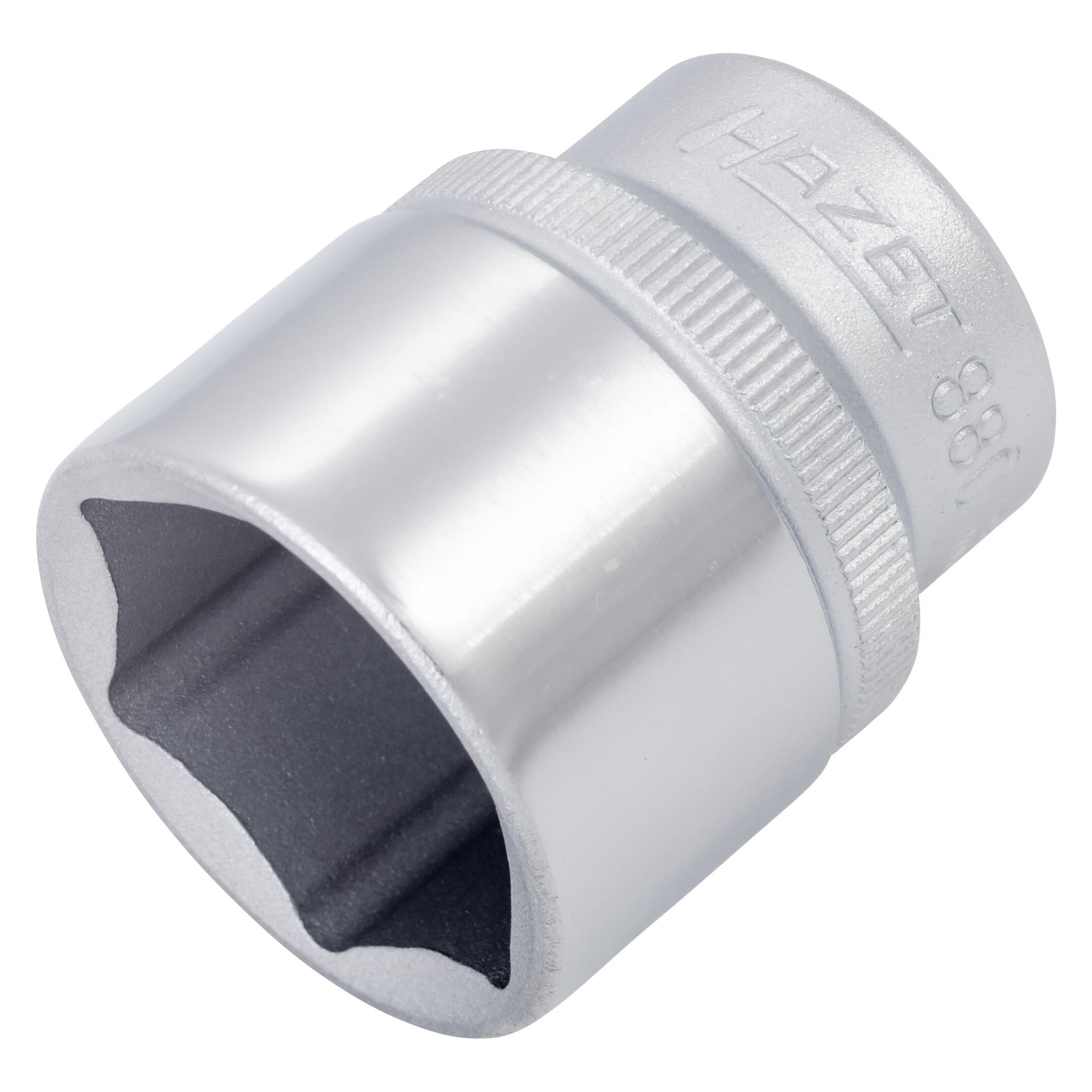 Hazet Steckschlüsseleinsatz Sechskant 880-22 Vierkant10 mm (3/8 Zoll) Aussen Sechskant-Tractio... (22 mm) (880-22)