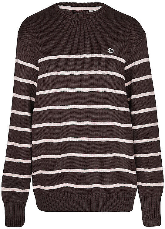 SUPERDRY Damen Sweater Oversized Stripe Jumper braun   XS XS