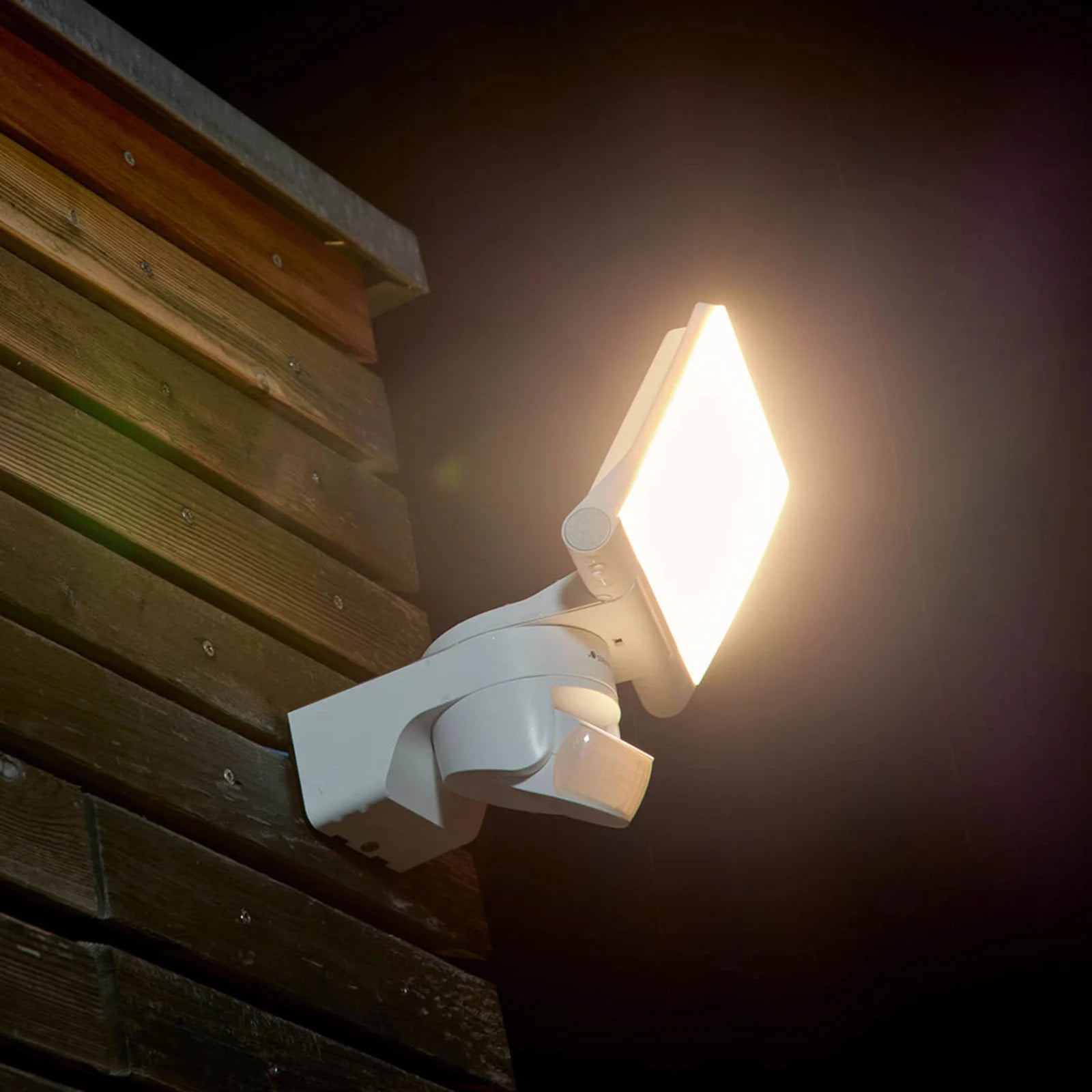 Steinel XLED Home 2 S LED sensor-buitenspot, wit, IP44, modern kunststof wandlamp
