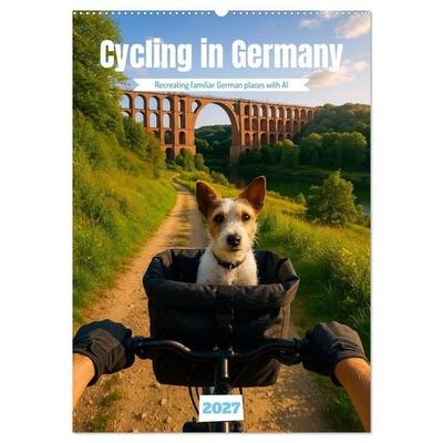 Cycling in Germany (Wall Calendar 2027 DIN A2 portrait), CALVENDO 12 Month Wall Calendar