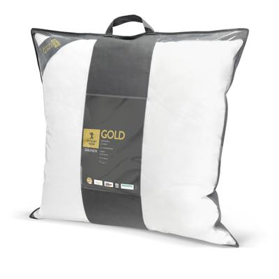 Gänsefederkopfkissen SPESSARTTRAUM "Gold", weiß, B:80cm L:80cm, Kopfkissen Bezug: 100% Baumwolle. Kopfkissen Füllung: 70% Gänsefeder, 30% Gänsedaunen, Kopfkissen, hergestellt in Deutschland, allergikerfreundlich