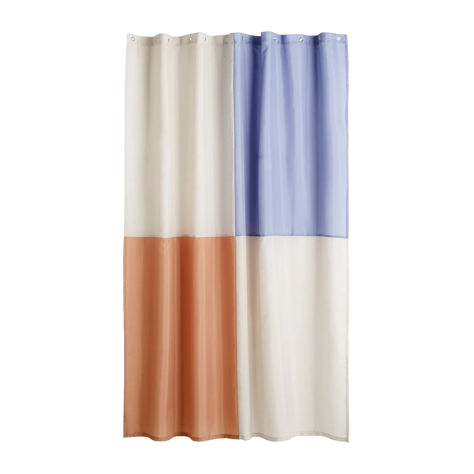 HAY Check douchegordijn Blue/White B: 180 cm, H: 200 cm
