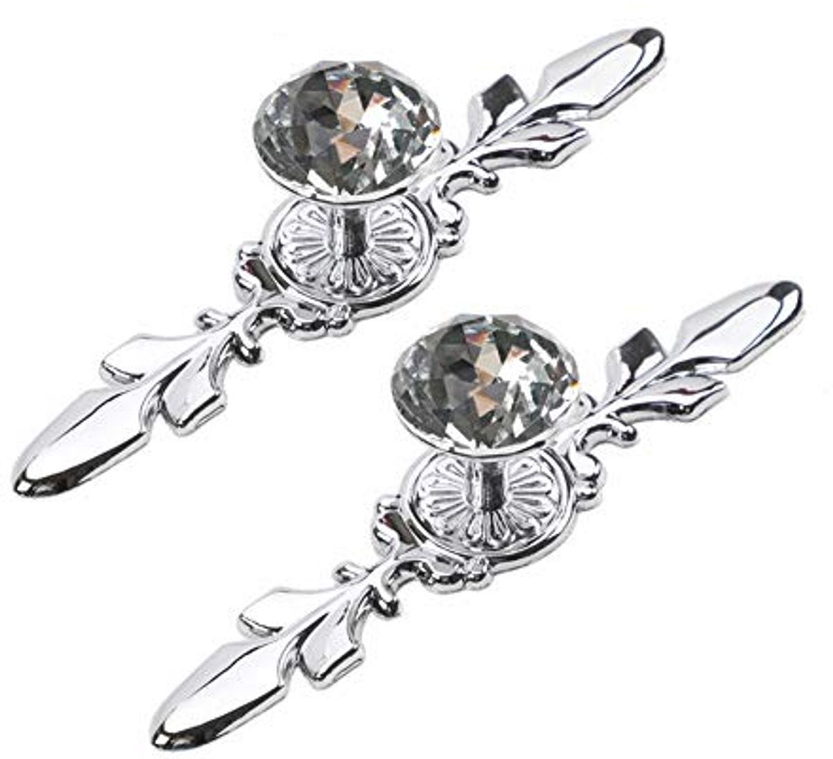 Crystal Ladeknoppen 2 Stuks - Diamantvormige Kastknoppen voor Meubels