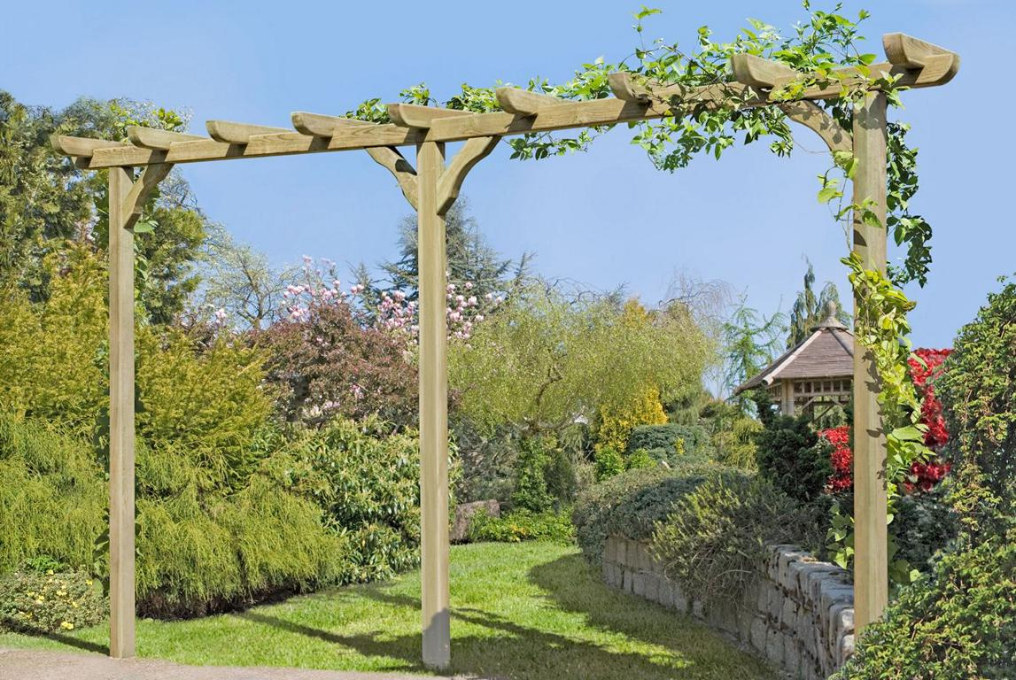 DELTAGARTENH Pergola 9x9 9x9x450cm 16901850