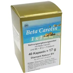 BETA Carotin 1x1 pro Tag Kapseln 40 St
