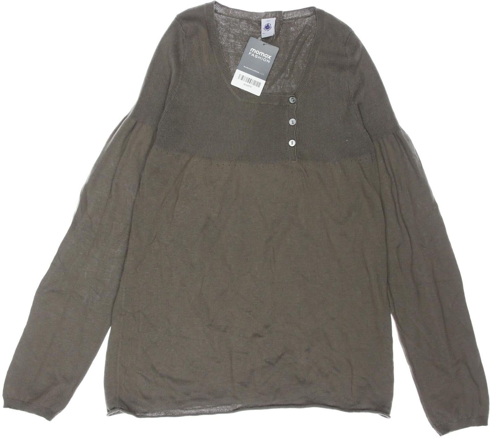 Petit Bateau Mädchen Pullover, Grün, Gr. EU 170 (US 16), Seide / Baumwolle / Viskose - Second Hand