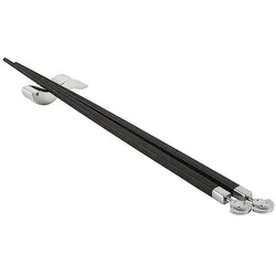 Alessi Anna Stick, Essstäbchen, Silber, Braun