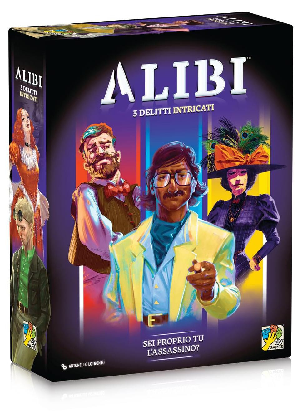 Alibi - Detective spel met 3 complexe misdaden voor 5-6 spelers van dV Giochi