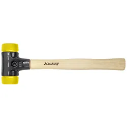 Wiha Schonhammer Safety mittelhart/mittelhart mit Hickory-Holzstiel, Rund-Schlagkopf 50 mm