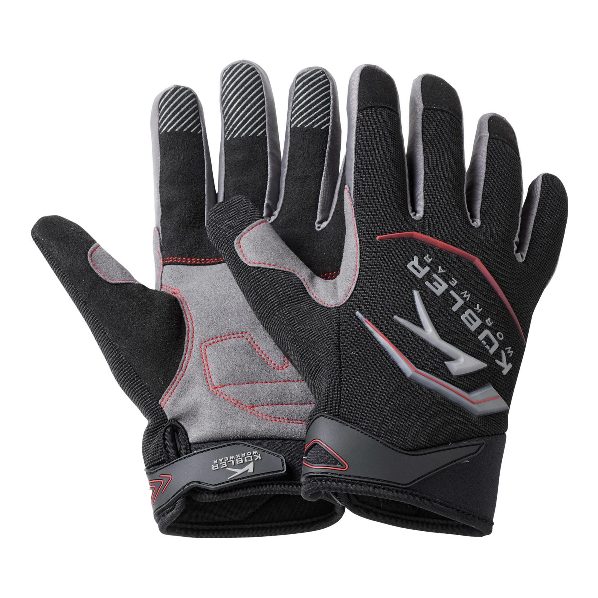 Kübler Arbeitshandschuhe schwarz/mittelgrau Form 8001 Größe XXXL ; Kübler Workwear (8001 9414-9995-XXXL)