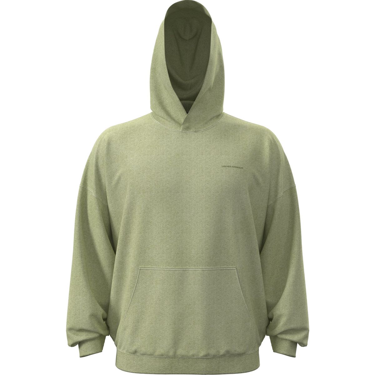 Under Armour Icon HW Fleece Washed Hoodie green warm olive (319) M 6014445-319-MD