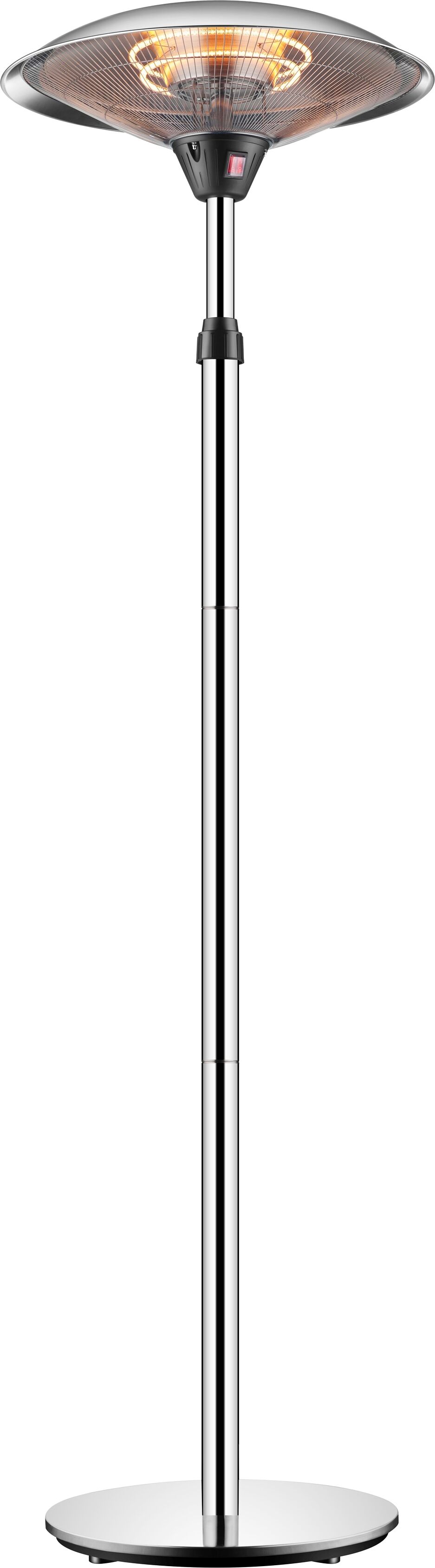 Heizstrahler TEPRO "Millbury", silber (silberfarben), H:210cm Ø:60,5cm, Heizstrahler, Heizstrahler