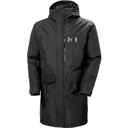 HELLY HANSEN Herren Regenmantel RIGGING INS RAIN COAT, Größe L in Schwarz Schwarz