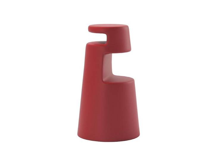 ALMA DESIGN set of 2 tabourets 2525 (Rouge cerise - Polyéthylène)