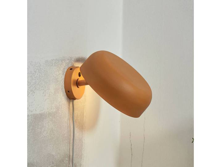 IT´S ABOUT ROMI Wandlampe Porto, gelb / orange, für Flurbereich, Metall, Modern, Wandleuchte, Wandlampe Innen