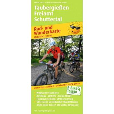 Publicpress Rad- und Wanderkarte Taubergießen, Freiamt, Schuttertal 1:50.000, Sonstige von , KOMPASS Freytag & Berndt, 978-3-89920-471-1