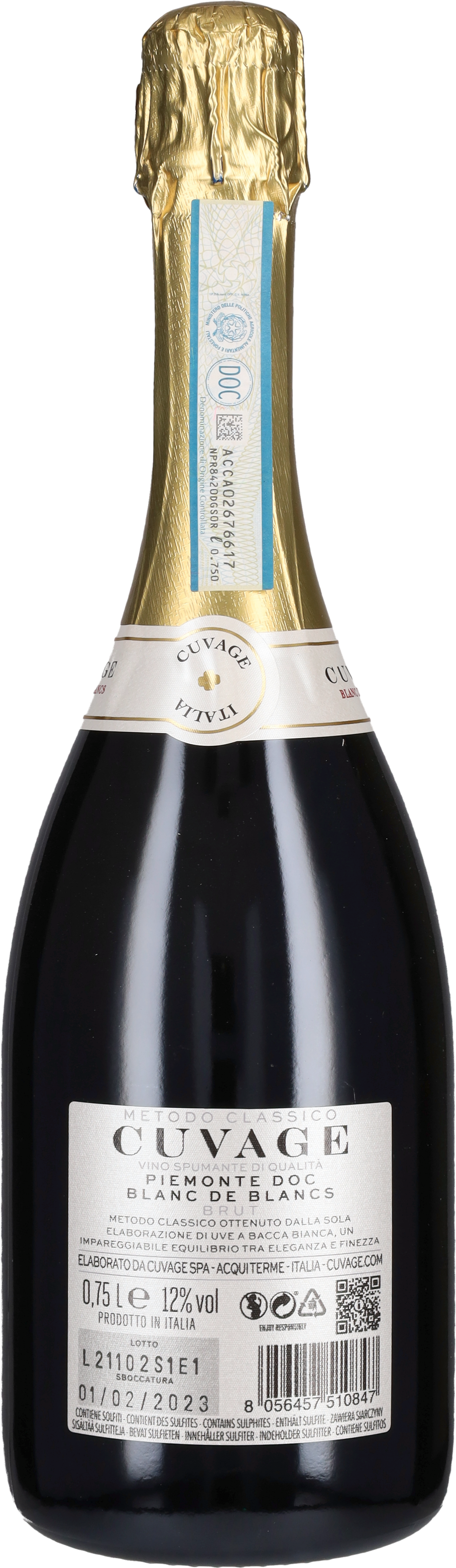 Spumante Brut Blanc de Blancs Cuvage