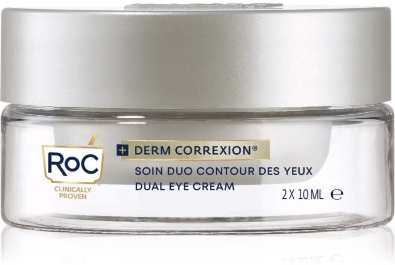 RoC Derm Correxion Dual Eye anti-wrinkle cream for the eye area 2-in-1 2x10 ml