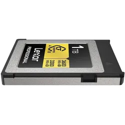 Lexar Professional Gold 4.0 (1000 GB, CFexpress Typ B), Speicherkarte, Mehrfarbig, Gold