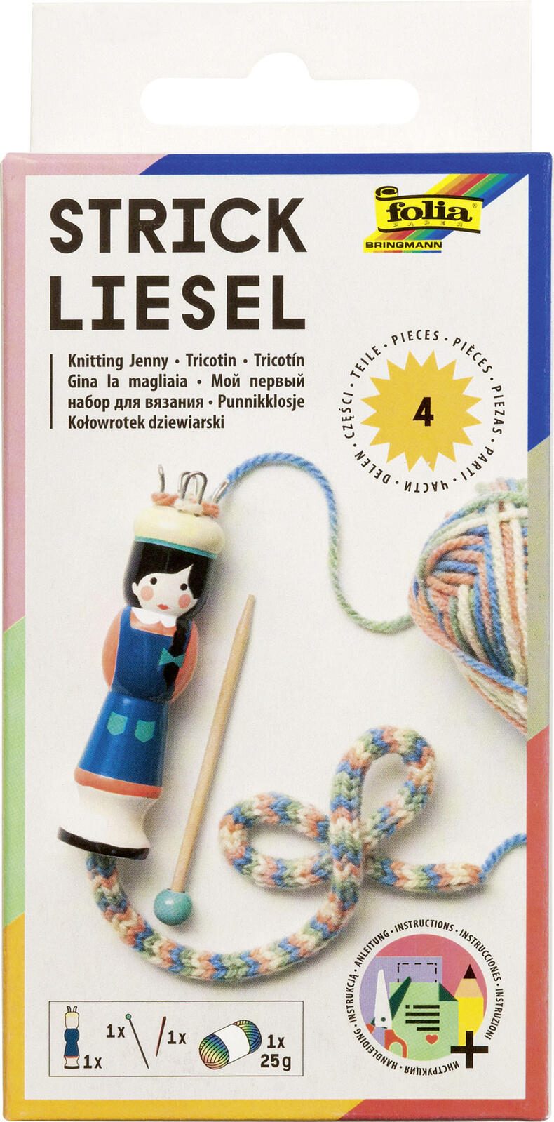 folia Bastelset mehrfarbig 24919