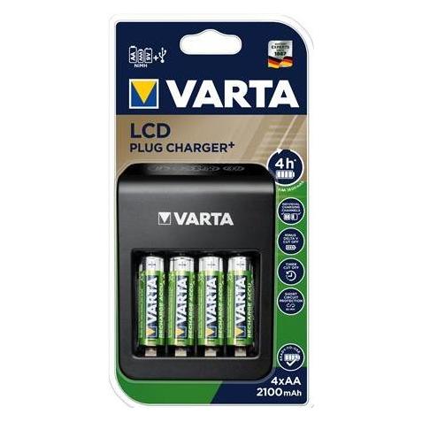 Varta Ladegerät für AA, AAA, 9V und USB-Geräte - (4 Stk.) (AA, AAA) (5713031065942)