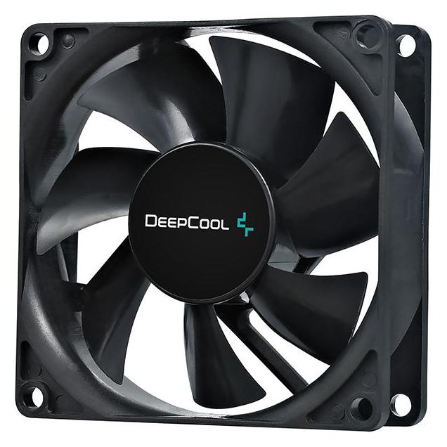 Deepcool 80mm case ventilation fan, 2 Pin hydro bearing (80 mm, 1x) (DP-FDC-XF80)