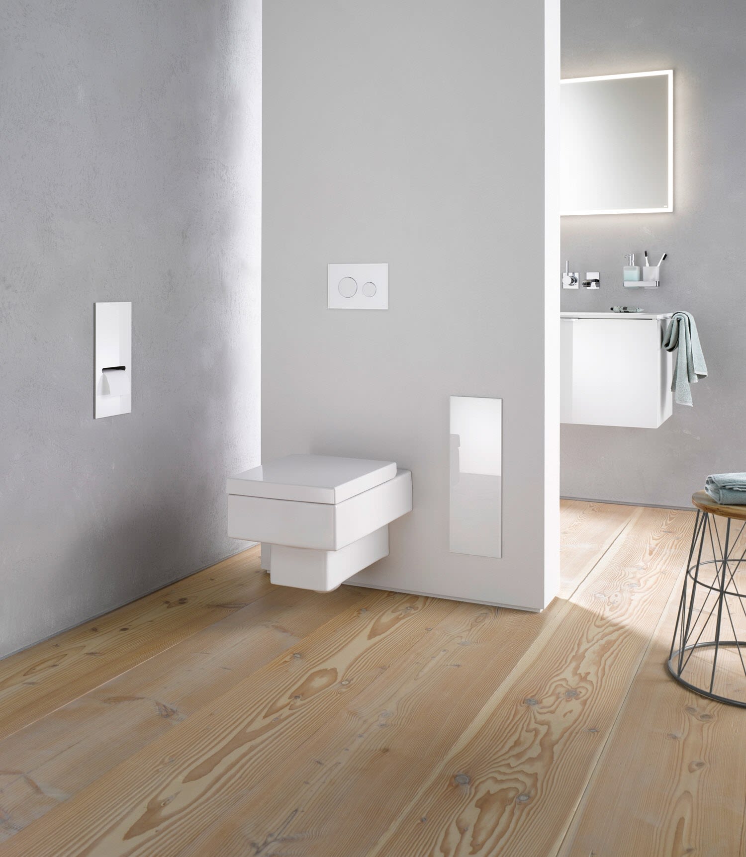 Emco asis 2.0 Toilettenbürstengarnitur-Modul Unterputz