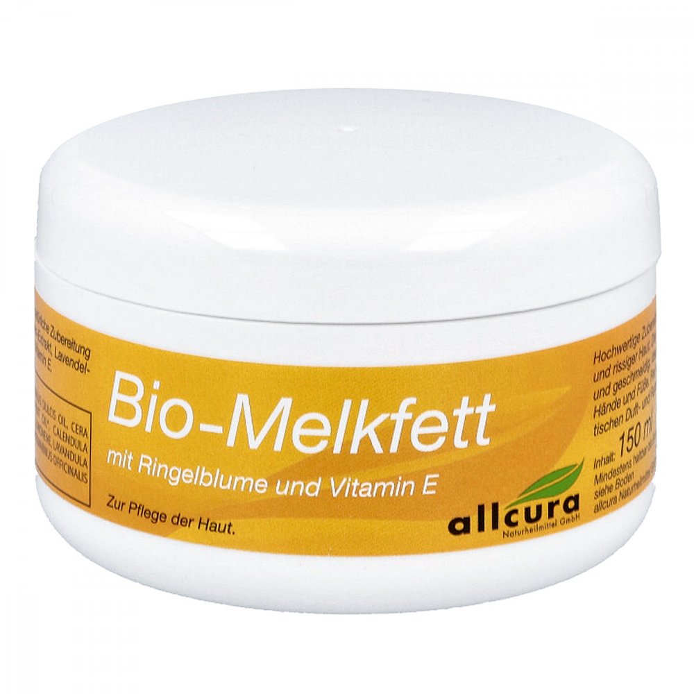 allcura Naturheilmittel GmbH Melkfett Bio mit Ringelblumen und Vitamin E Creme 03925690
