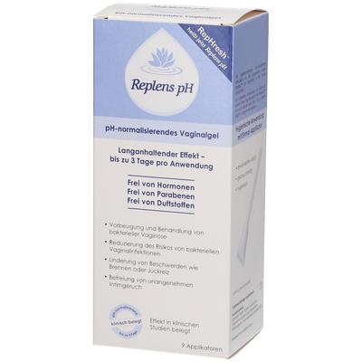 Replens pH Vaginalgel vorgefüllte Applikatoren 9 St