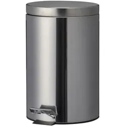 Fs-Star Pedaleimer 12L, Abfalleimer, Silber