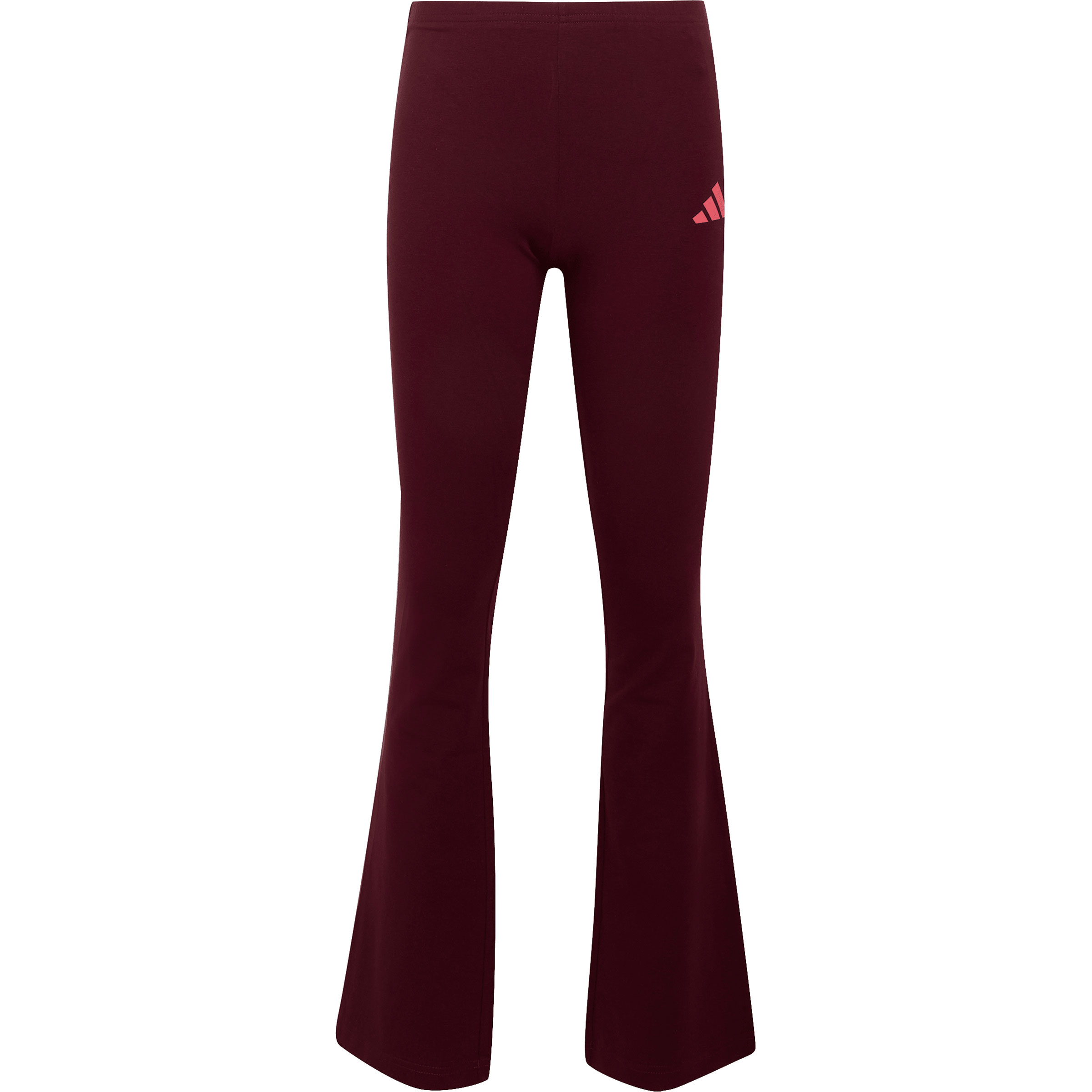 adidas Essentials Flared Tights Kinder Tights & Leggings rot Größe 140 Lifestyle Widerstandsfähig