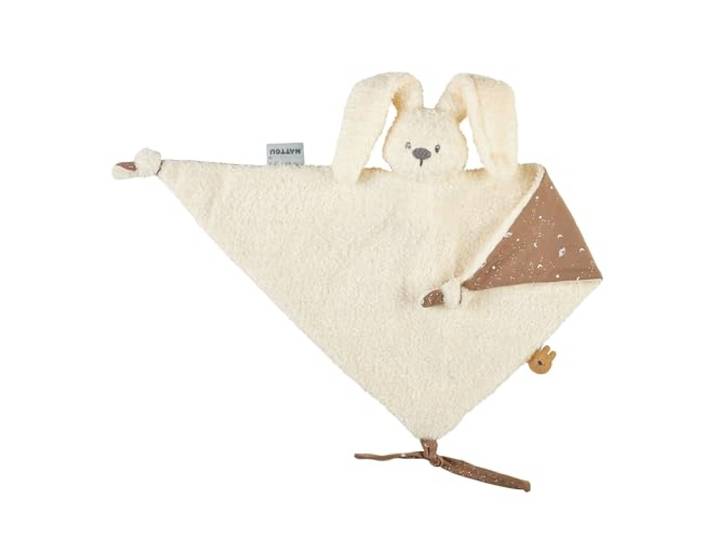 Nattou Big Comforter Doudou Rabbit LAPIDOU, 65 cm, Lapidou Vanilla