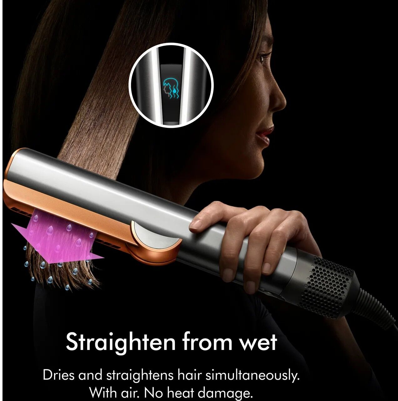 Dyson Airstrait HT01 Hair Straightener Pink & Rose Gold
