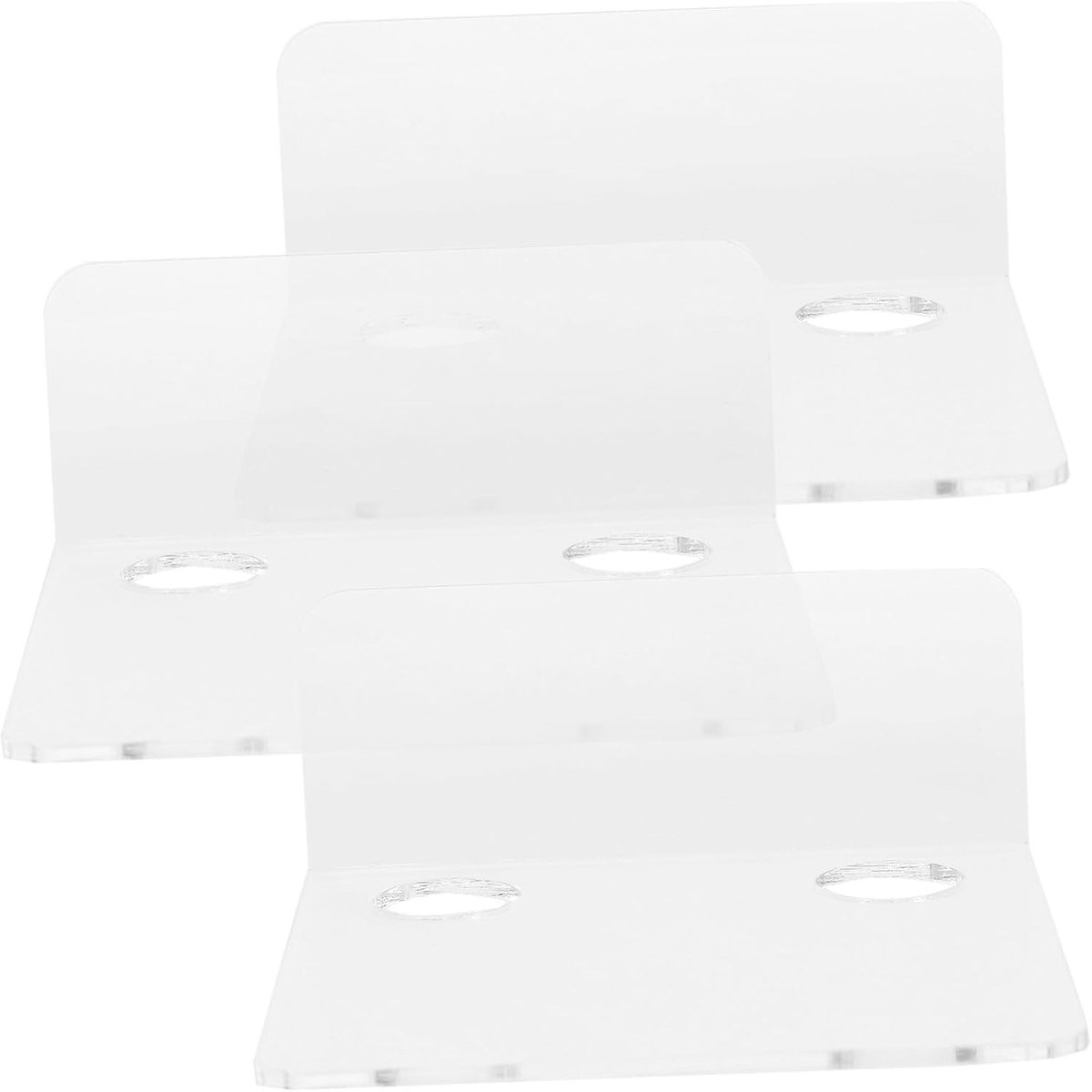 Babyfoon Wandplank Acryl Rek Transparant - 10 cm